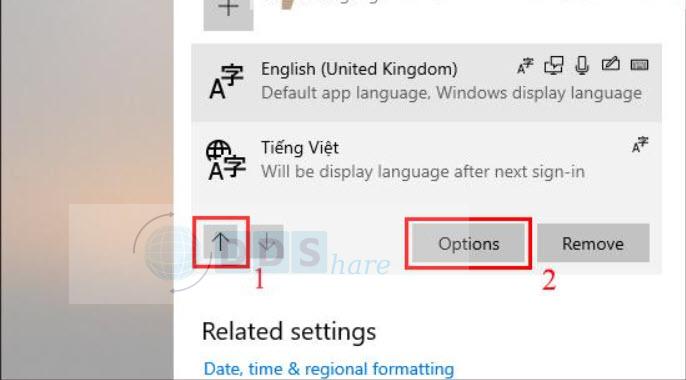 Cách chỉnh tiếng Việt trên máy tính